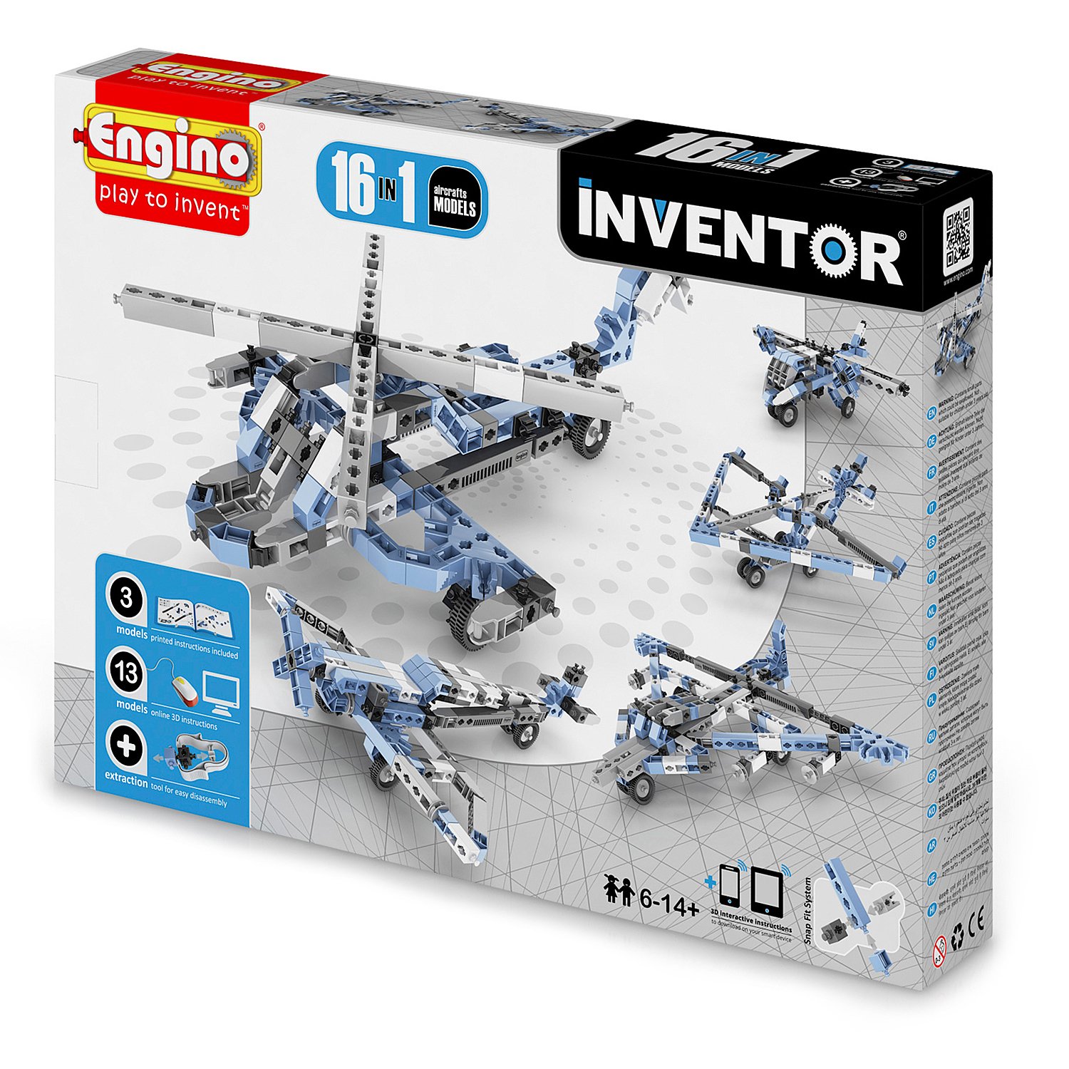 Конструктор Engino Самолеты 16 моделей - фото 1