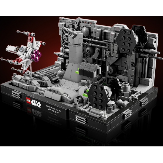 Конструктор LEGO STAR WARS Диорама Пролет над Звездой Смерти - миниатюра 2