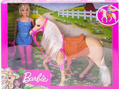 Кукла Барби с лошадью - фото 1