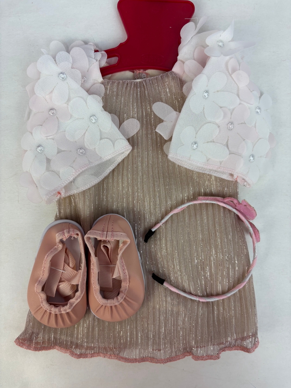 Одежда для кукол 45-50см Платье, ободок и туфли Gotz - миниатюра 2