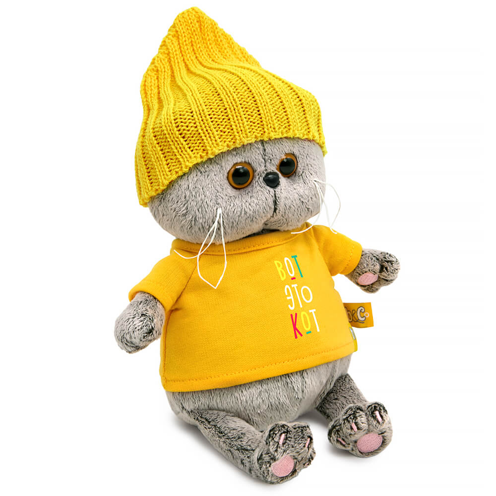 Мягкая игрушка Басик BABY в футболке Вот это кот - миниатюра 2