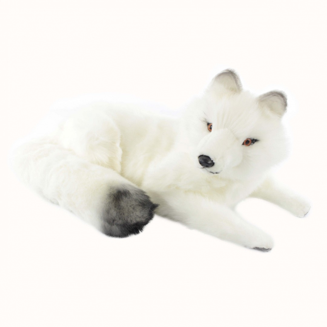 Мягкая игрушка Hansa Песец лежащий 60см - фото 1