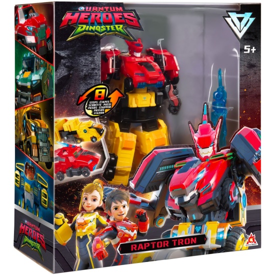Трансформер Диностер Раптор Трон 2 в 1 - миниатюра 2