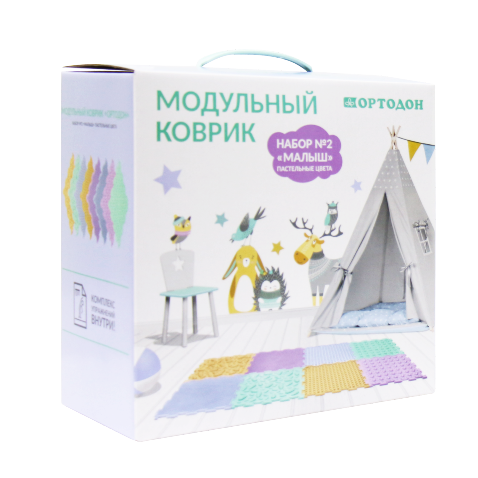 Модульный коврик Н-р №2 Малыш пастель - миниатюра 2