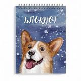  Блокнот А6 80л. Корги - фото 1