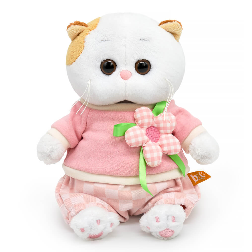 Мягкая игрушка Ли-Ли BABY в свитшоте с цветком - фото 1