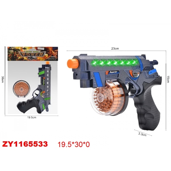 Пистолет на бат. со светом - фото 1