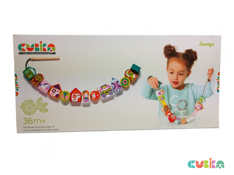 Шнуровка деревянная Сказки Cubika - фото 1