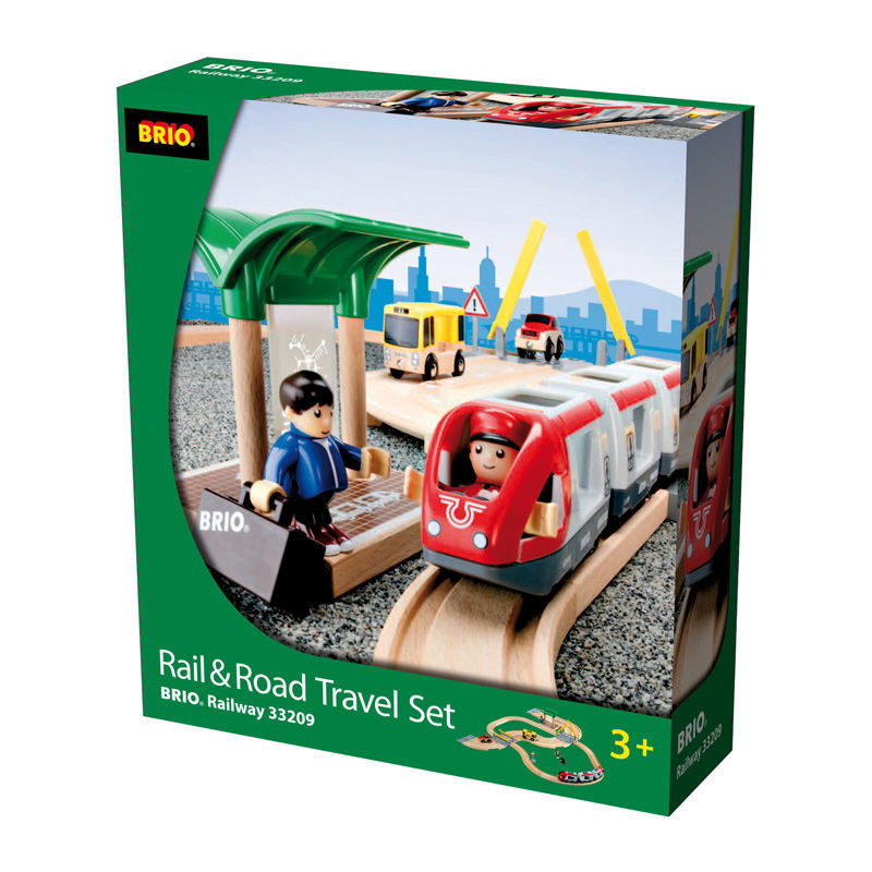 Железная дорога с переездом BRIO - фото 1