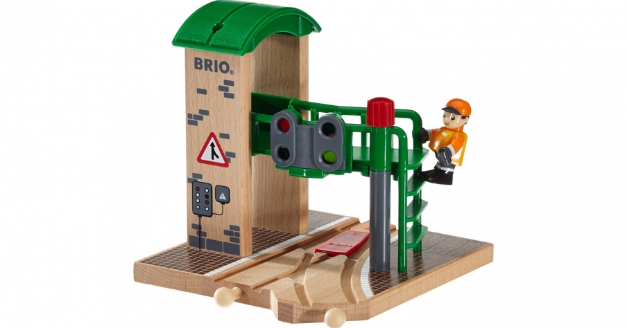 Станция сигнальная со светофором BRIO - миниатюра 2