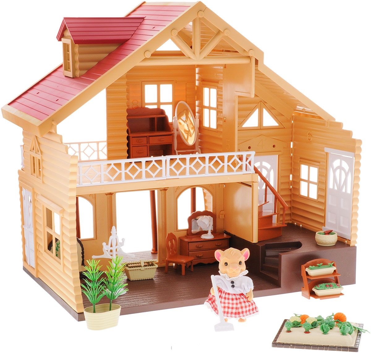 Дом для кукол Вилла загородная с аксесс. - фото 1