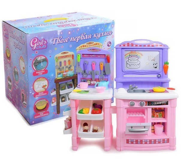 Кухня Girls club доска для рисования свет, звук, вода - фото 1