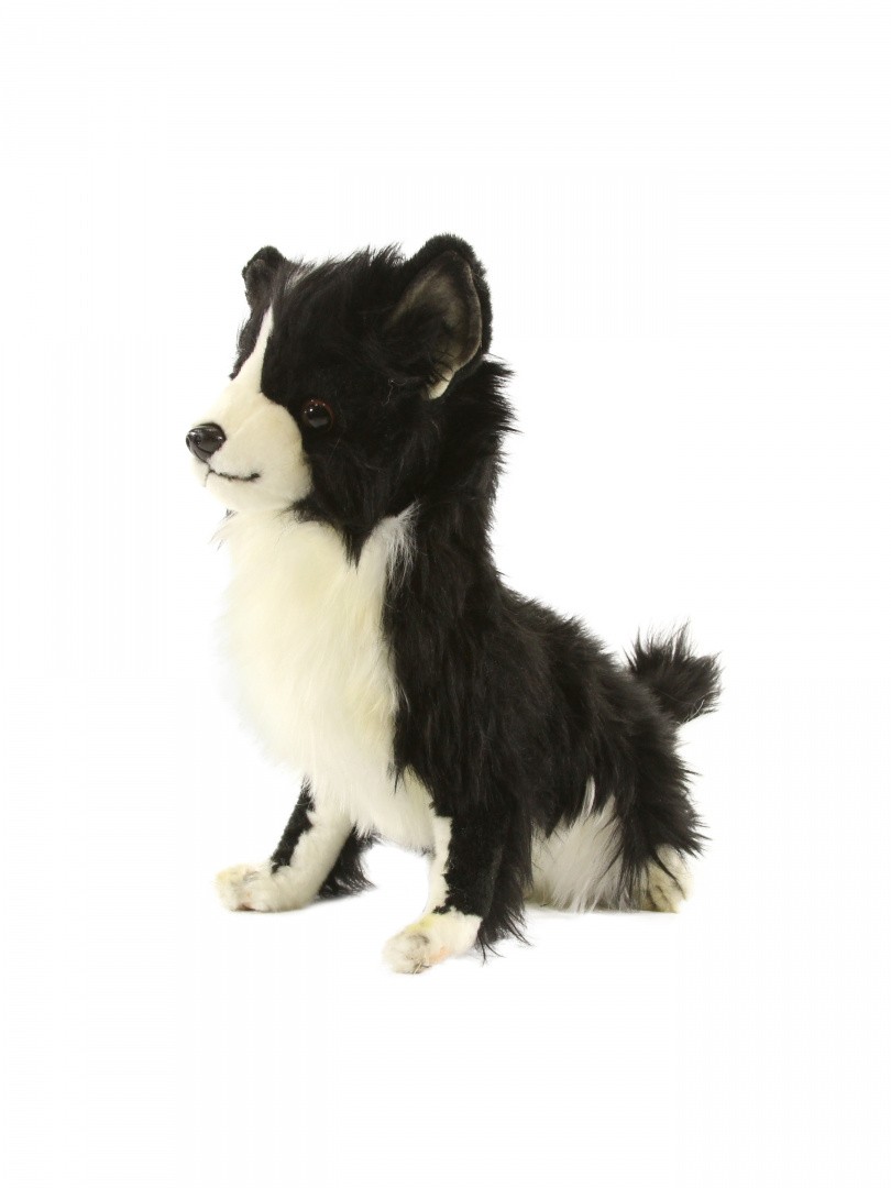 Мягкая игрушка Hansa Чихуахуа черный сидящий 14см - фото 1