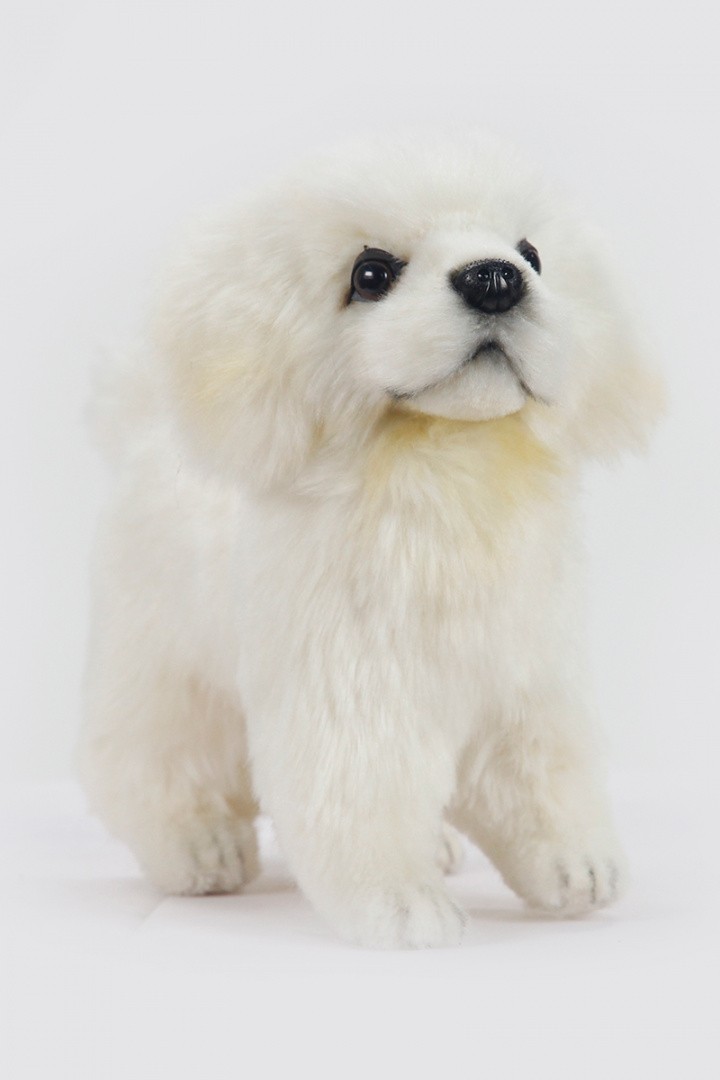 Мягкая игрушка Hansa Щенок Мареммано-Абруццкой овчарки стоящий 17см - фото 1