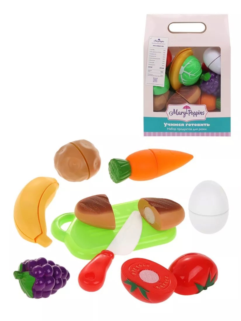 Продукты на липучках 10 предм. Mary Poppins - фото 1