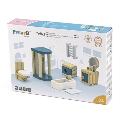 Мебель для кукол Ванная VIGA - фото 1