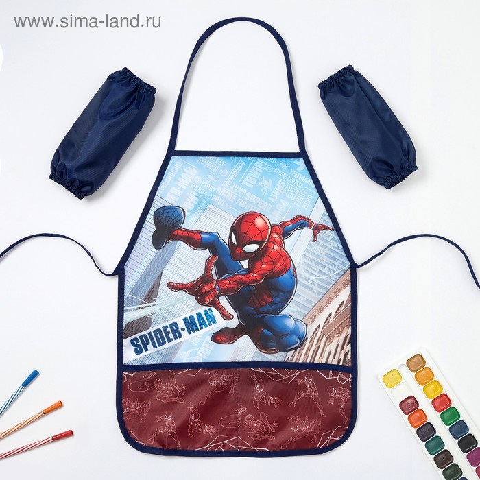 Фартук с нарукавниками Человек паук - фото 1