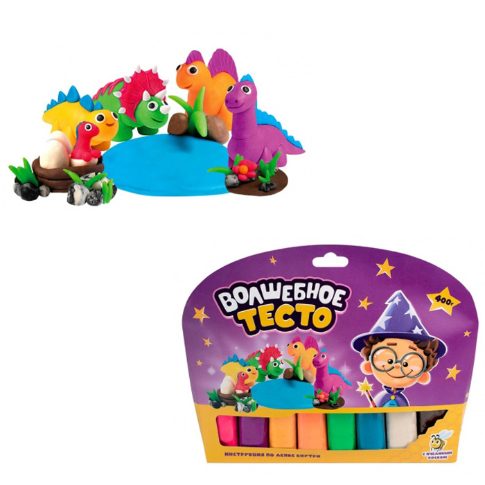 Тесто для лепки Семья динозавров - фото 1