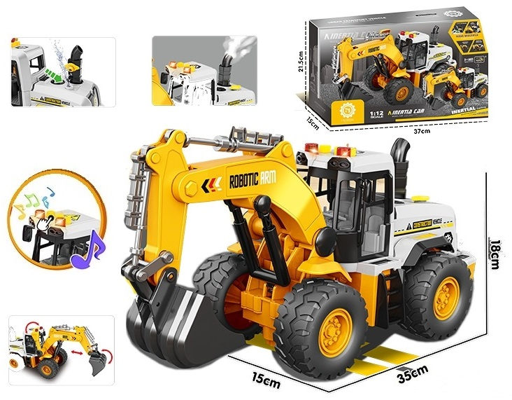 Экскаватор свет, звук в/к - фото 1