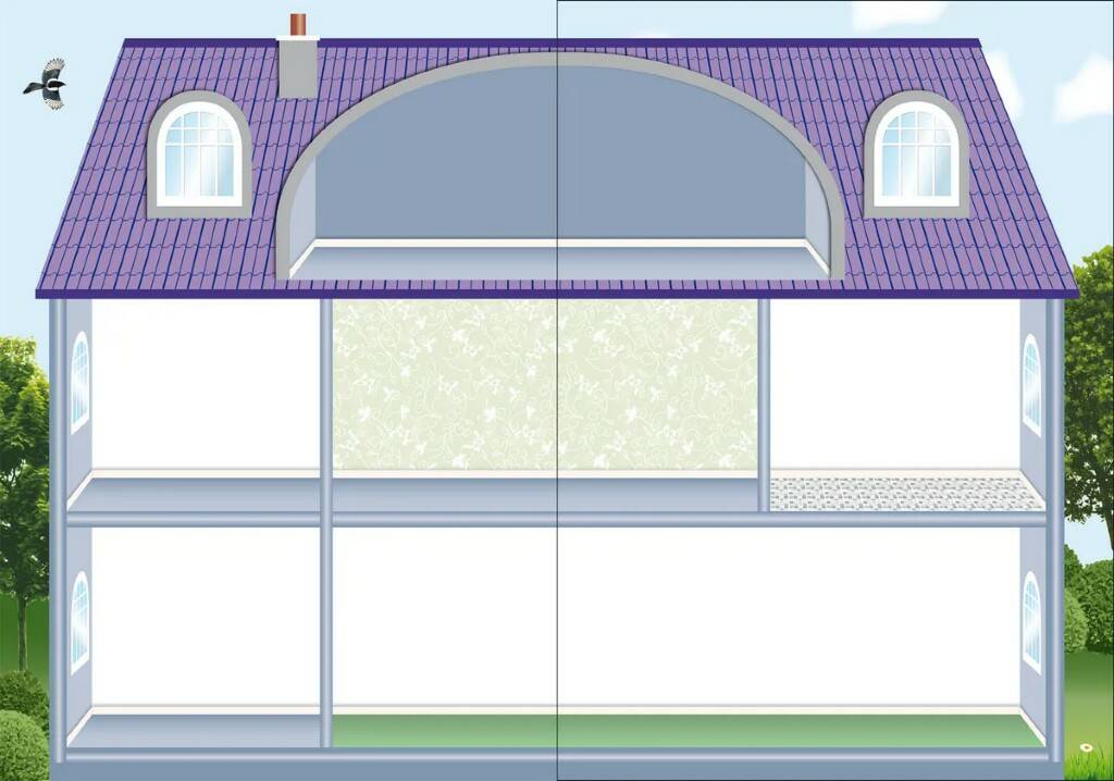 Книга с наклейками 400 наклеек Мой дом наклеек Робинс - миниатюра 4