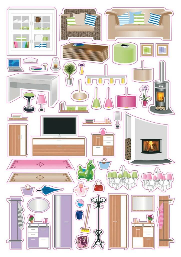 Книга с наклейками 400 наклеек Мой дом наклеек Робинс - миниатюра 3