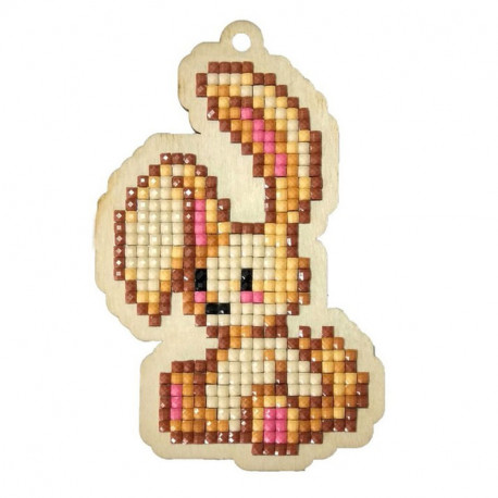 Мозаика стразами Подвеска Крольчонок - фото 1