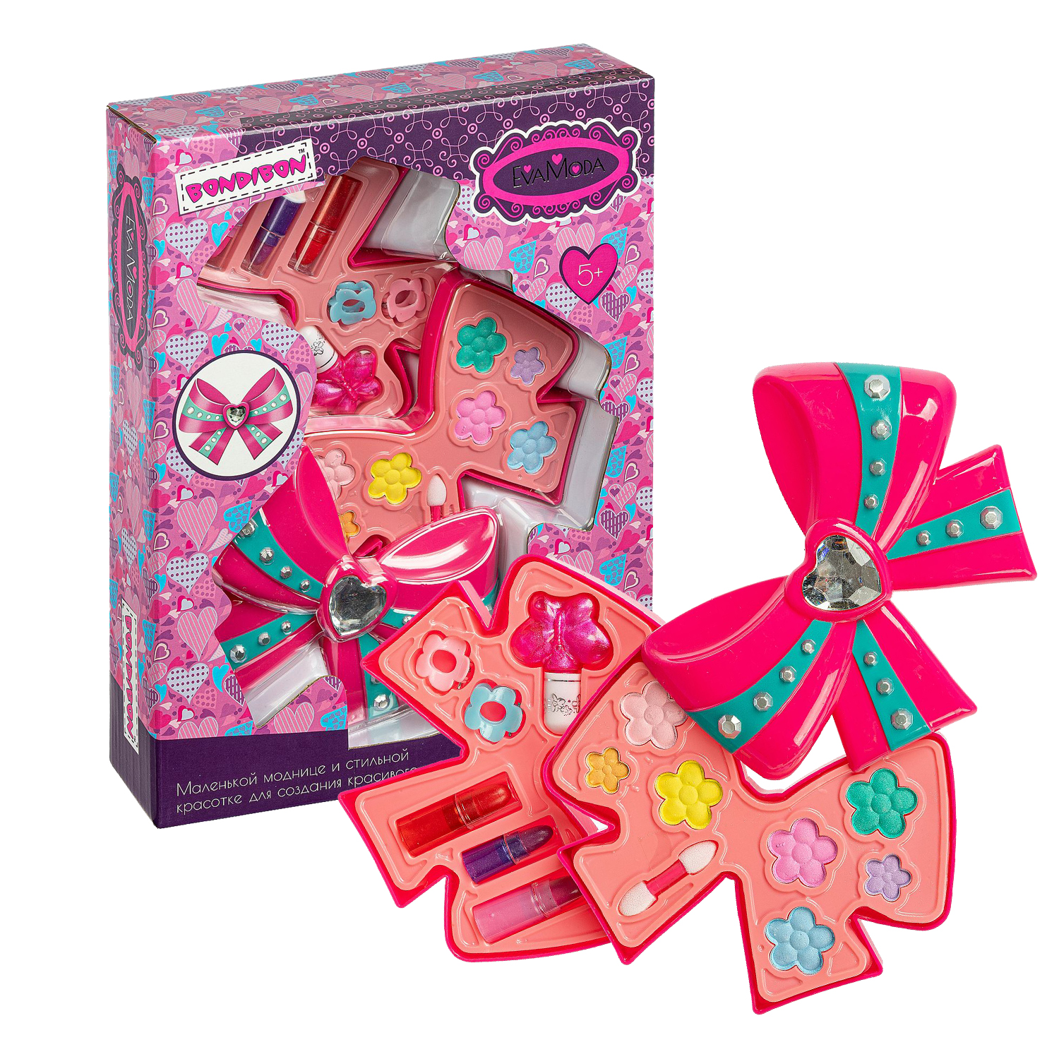 Косметика для девочек (тени, помада, лак для ногтей) Bondibon - фото 1