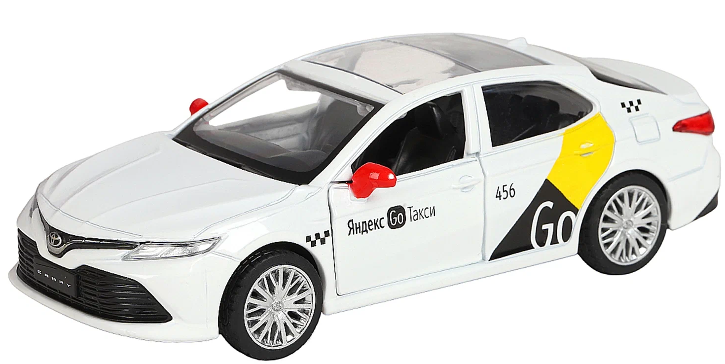 Машина металлическая Автопанорама 1:34 Toyota Camry бел. - фото 1