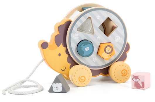 Сортер - каталка деревянный Ёж VIGA - фото 1