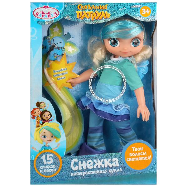 Кукла Сказочный патруль Снежка 32см со свет. волосами (звук) - фото 1