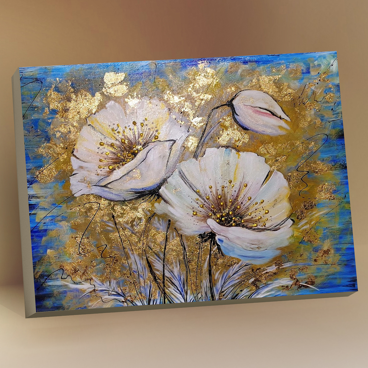 Картина по номерам 40*50 с поталью Запах лета - фото 1