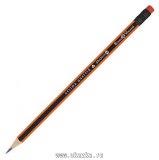  Карандаш ч/гр. с ластиком (44) - фото 1