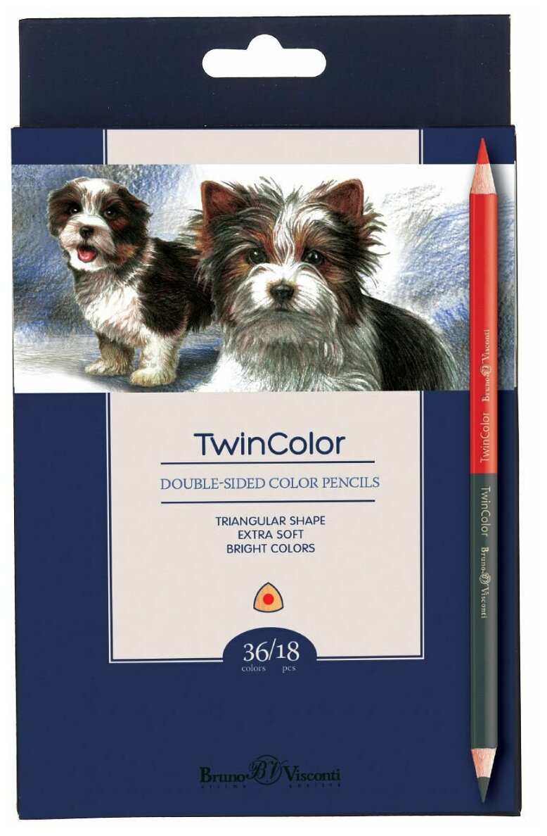 Карандаши 36цв. двустор. Bruno Visconti - фото 1