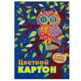  Картон цветной А4 8л*8цв. Мультики - фото 1