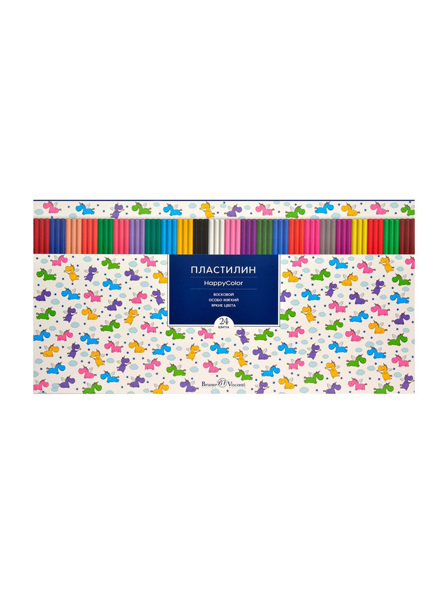 Пластилин восковой 24 цв. Bruno Visconti - миниатюра 2