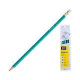 Карандаш чернографитный с ластиком НВ OfficeSpace (12) - фото 1