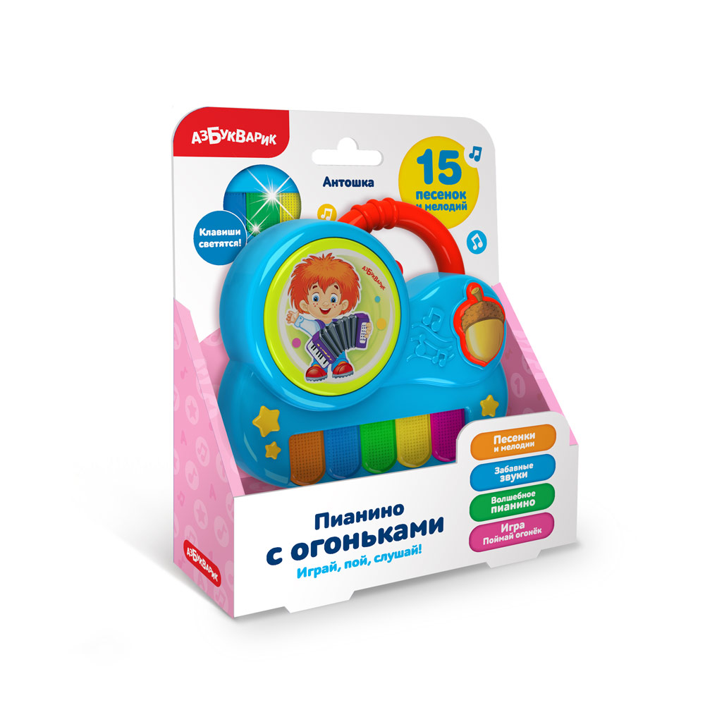 Пианино с огоньками Антошка - фото 1