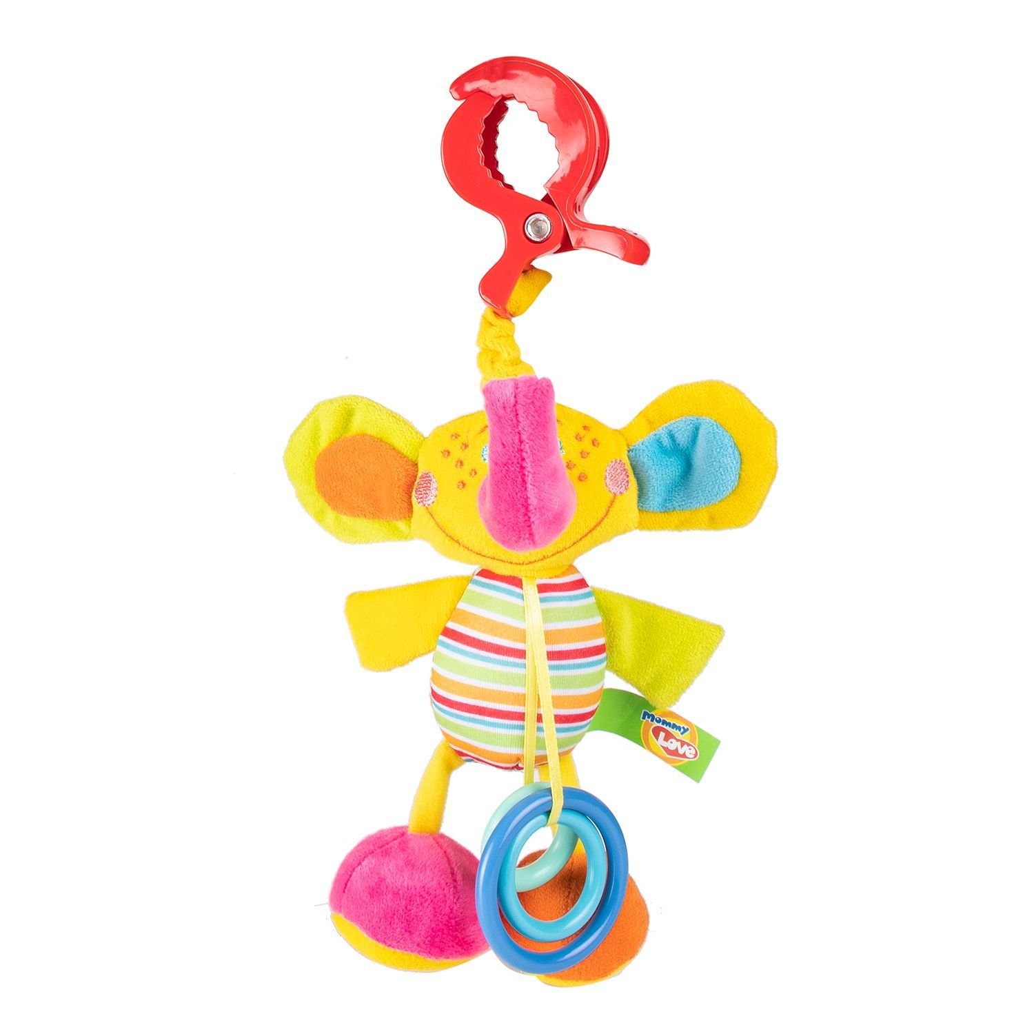 Погремушка - подвеска Слоник Ноки - фото 1