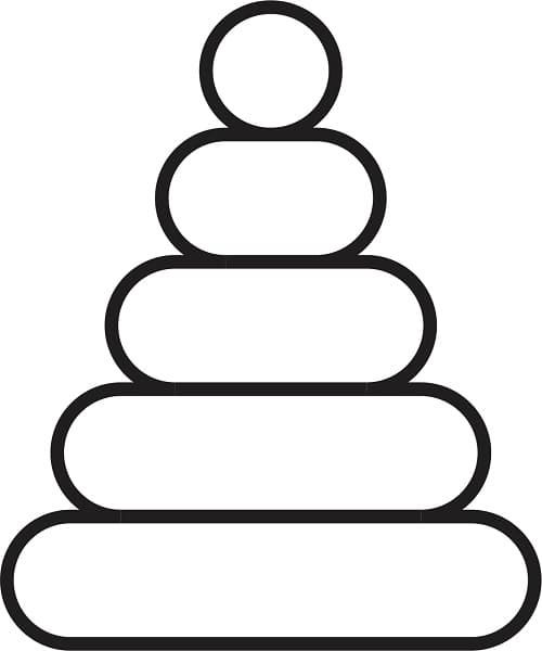 Трафарет Пирамида А6 - фото 1