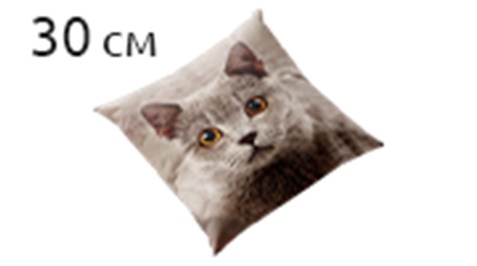 Мягкая игрушка Подушка Кот 30см - фото 1