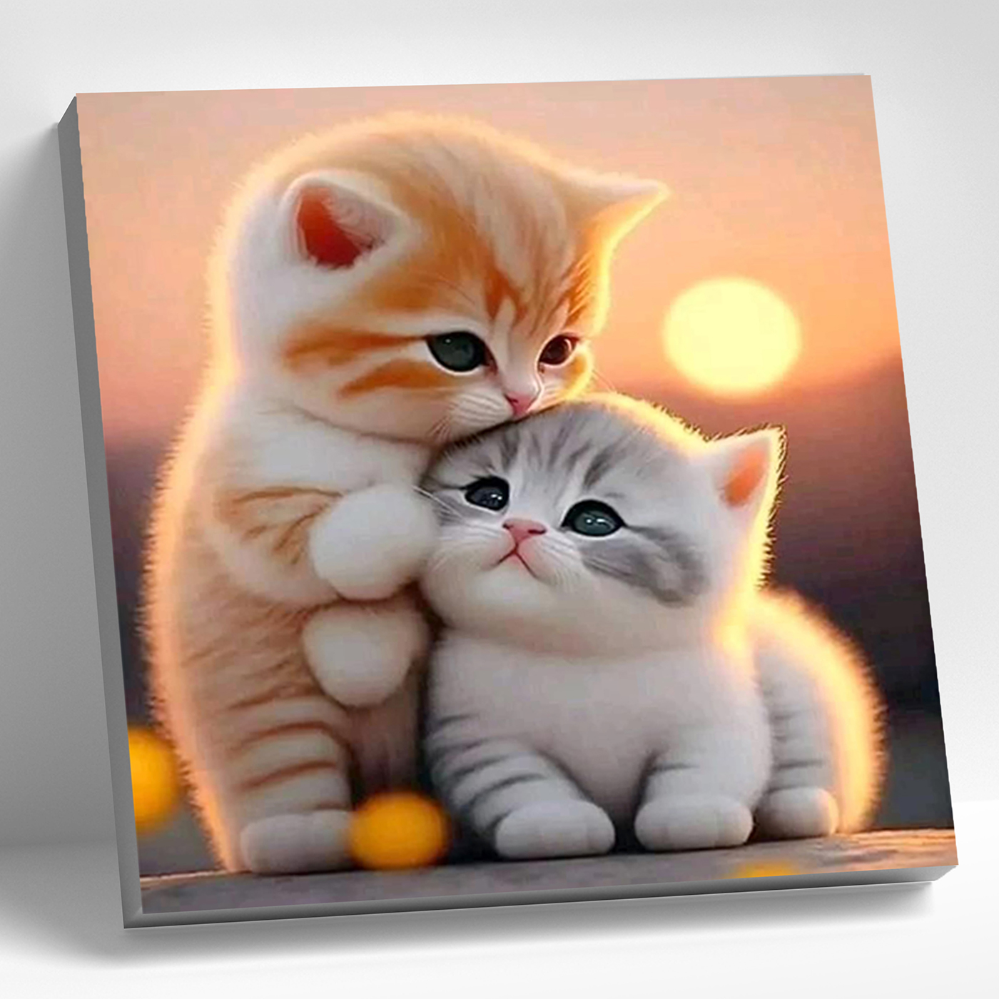 Картина по номерам 30*30 Милые котята Molly - фото 1