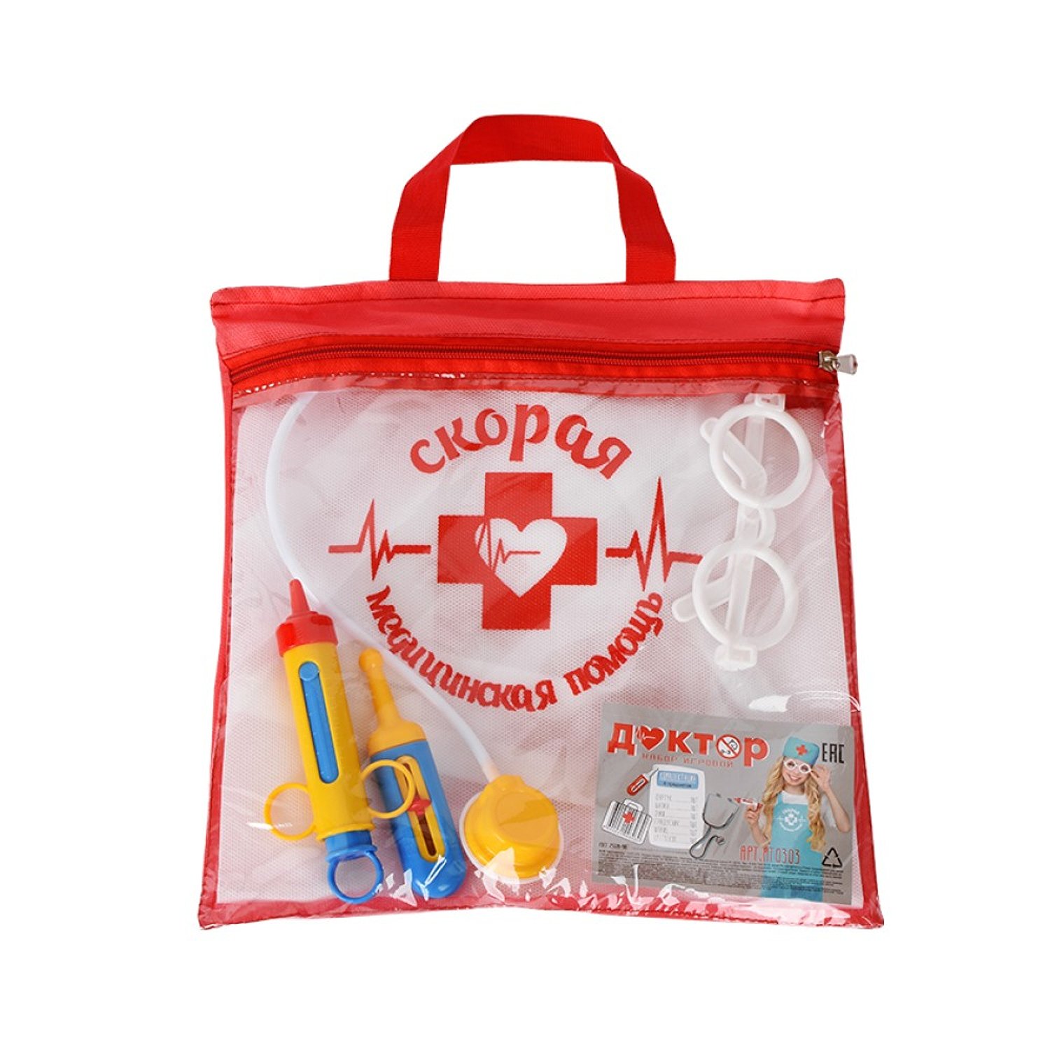 Набор доктора в сумке 6 предм. - миниатюра 3