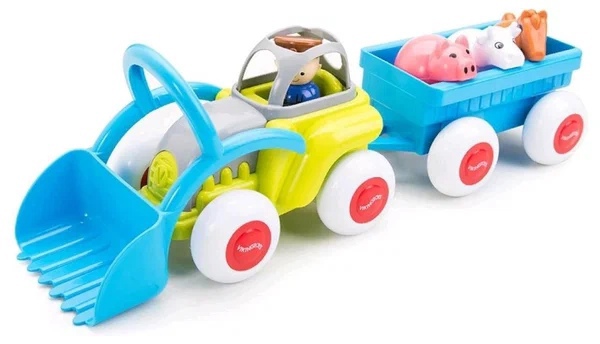 Трактор с прицепом и животными Viking toys - фото 1