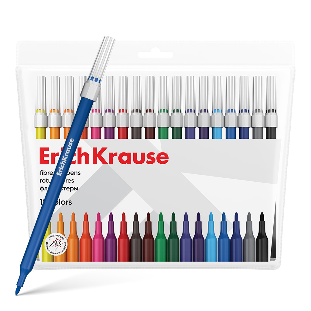 Фломастеры 18цв ЕК - фото 1