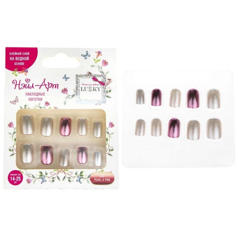 Ногти накладные Pearl & Pink Lukky - фото 1