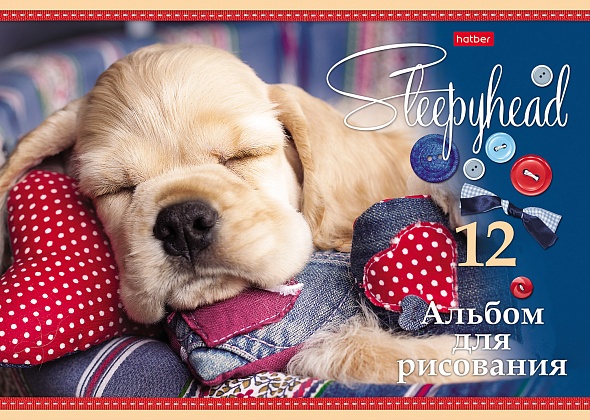 Альбом для рисования 12л. Cони-Засони Hatber - миниатюра 2