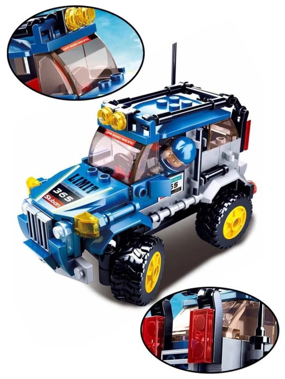 Конструктор СЛУБАН Автоклуб. Внедорожник 146дет. М38-В0663C - фото 1