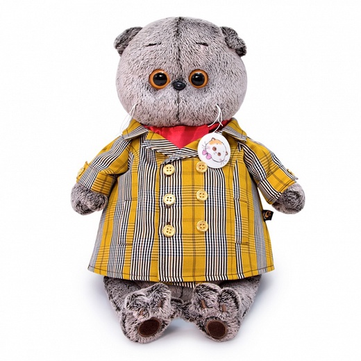  Басик в двубортном плаще - фото 1