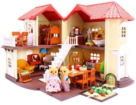 Дом для кукол 14 предм. 65*34*17см - миниатюра 3