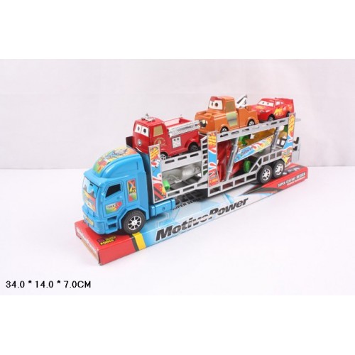 Машина инерционная Автовоз + 6 машин - фото 1